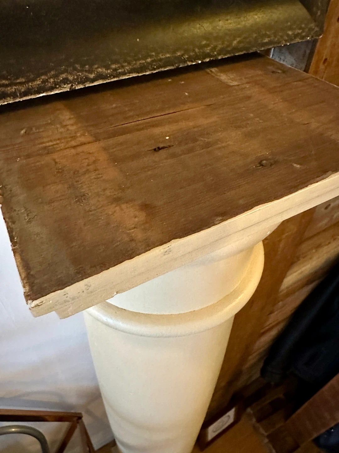 ANTIQUE TORONTO PORCH PILLAR POST VINTAGE WOOD SUPPORT COLUMN - photo 2