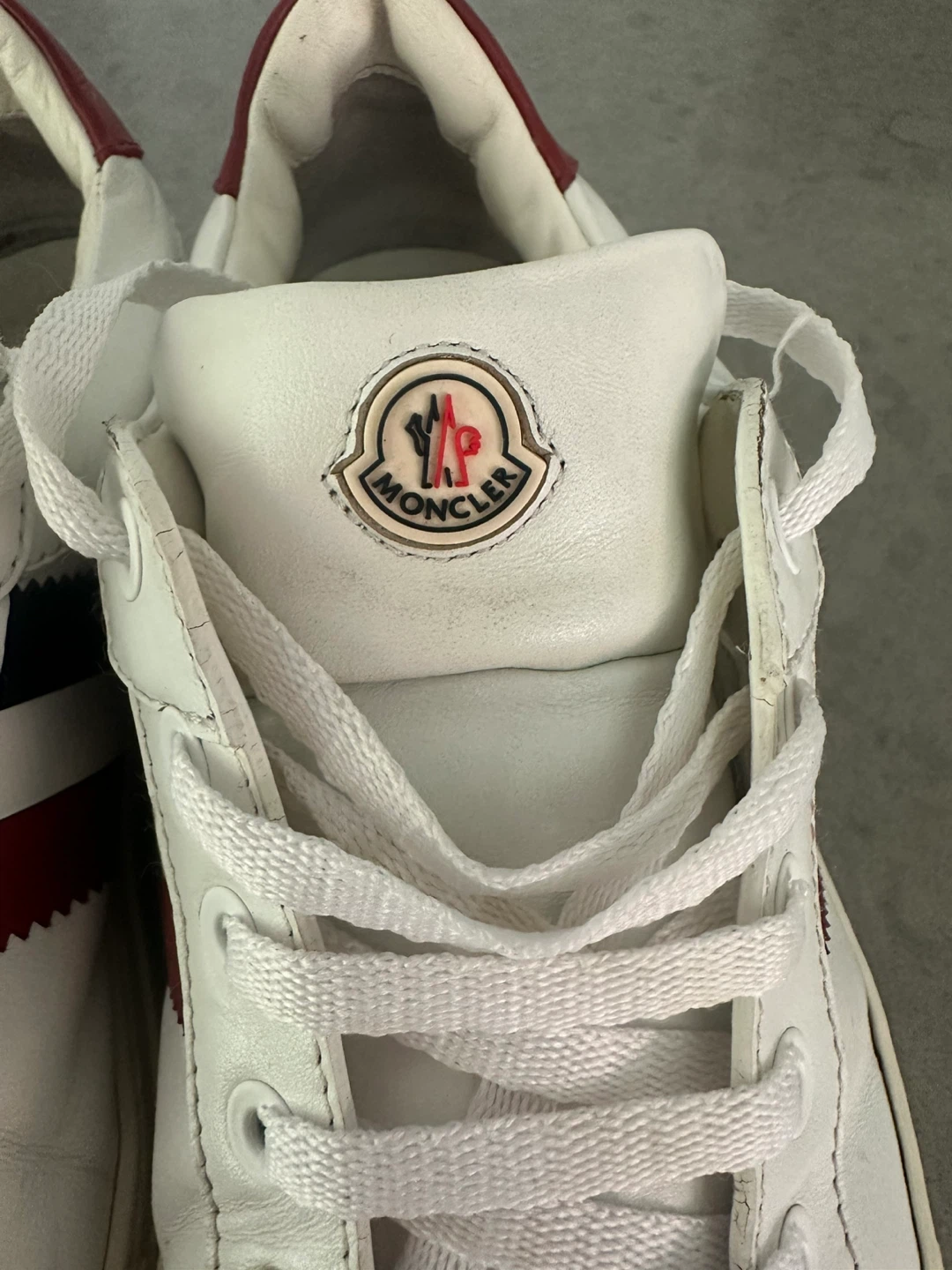 Moncler White Leather Sneakers - photo 3