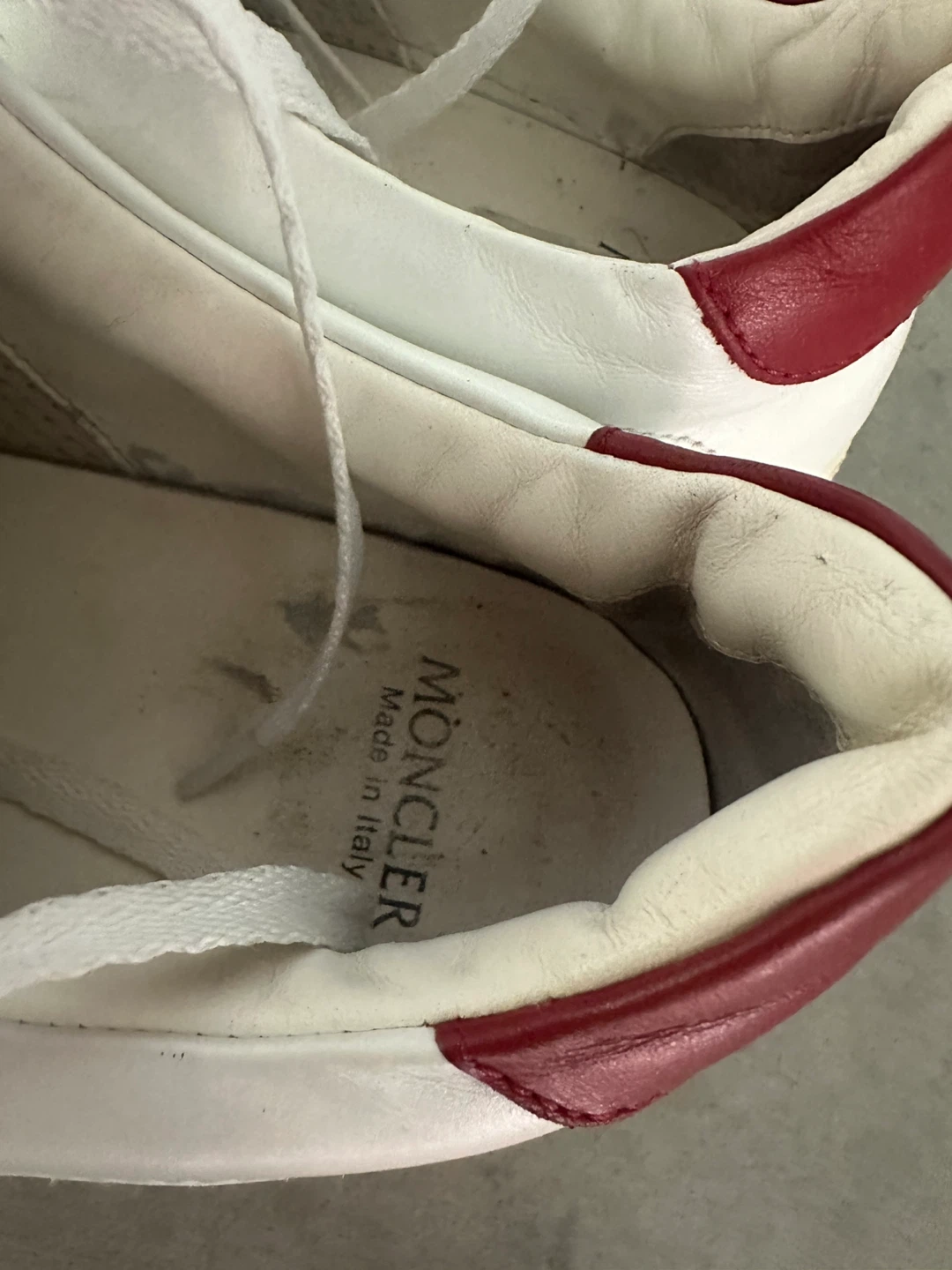 Moncler White Leather Sneakers - photo 5