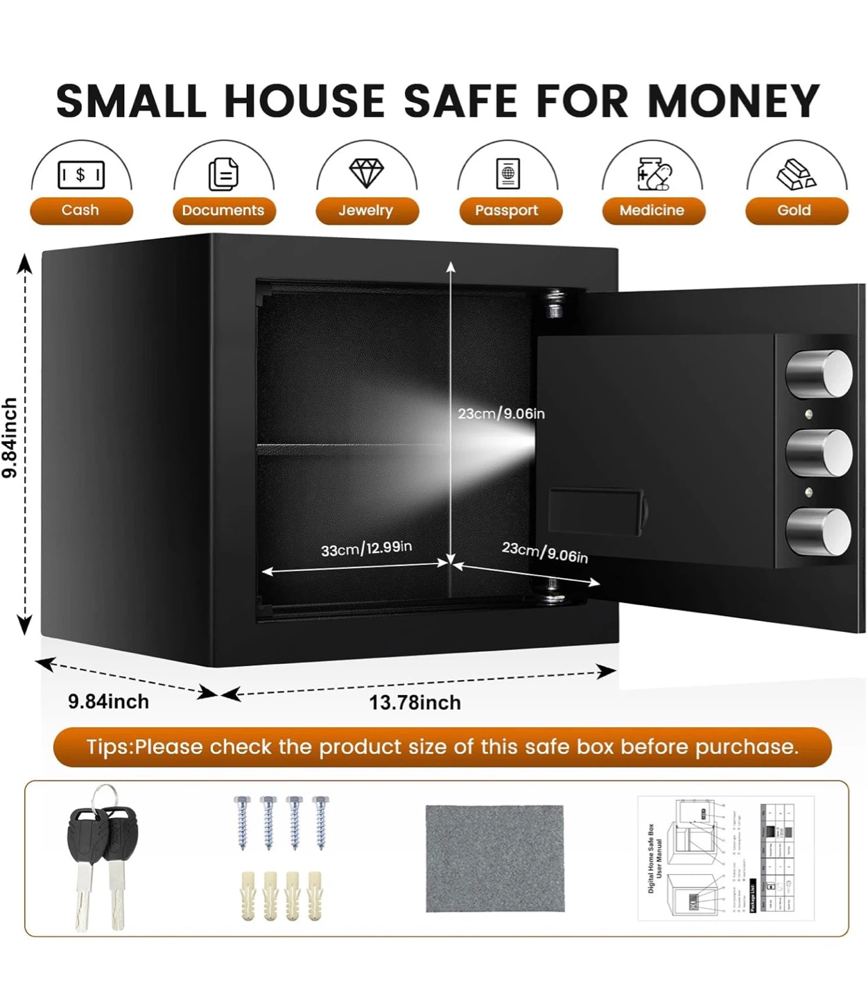 Small House Safe for Money & Valuables S12 - photo 2