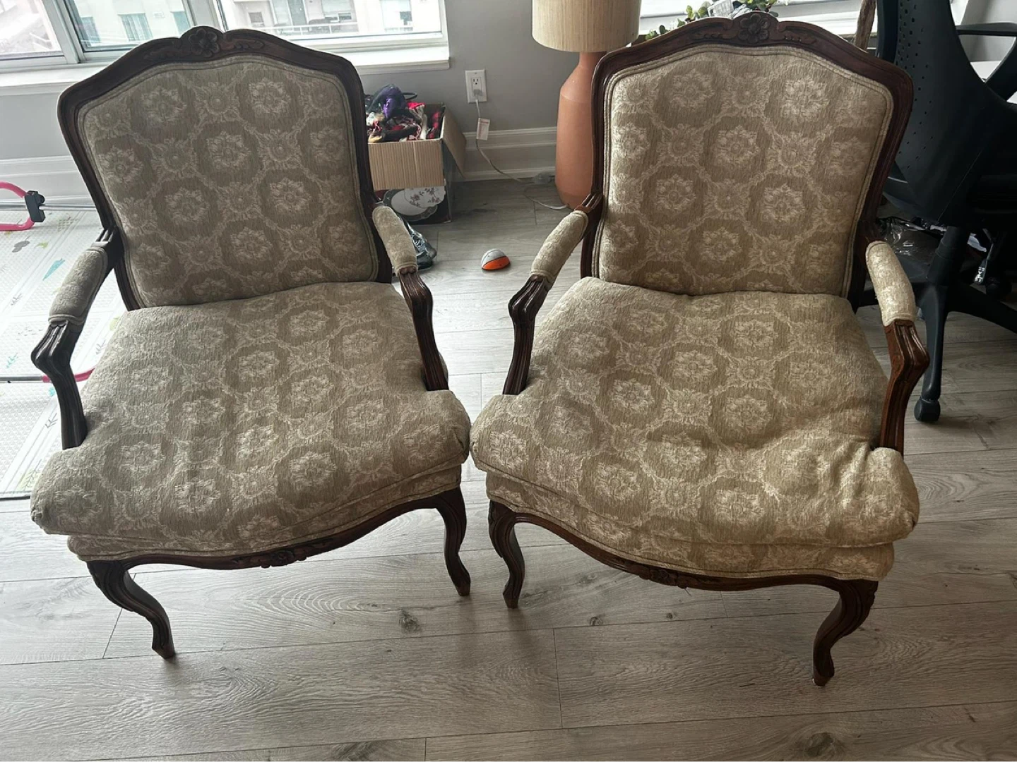 Antique Accent Chairs (Set of 2)