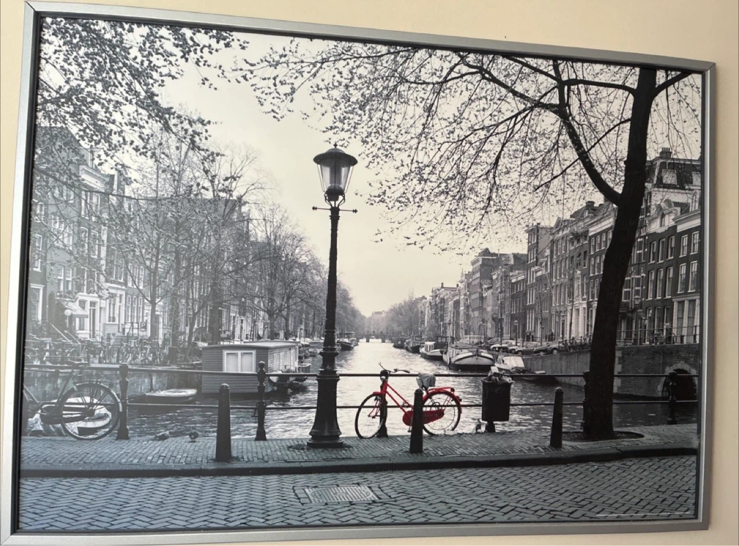 Framed Amsterdam Canal Wall Art - photo 2