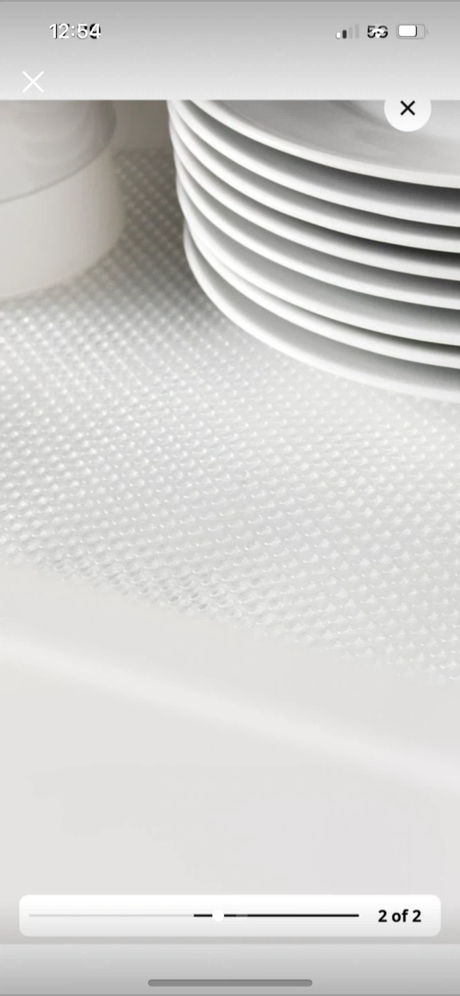 New IKEA VARIERA Drawer Mat - Transparent 150 cm