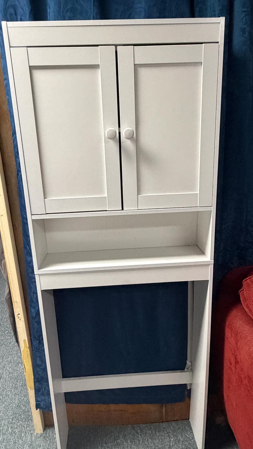 White Bathroom Storage Cabinet