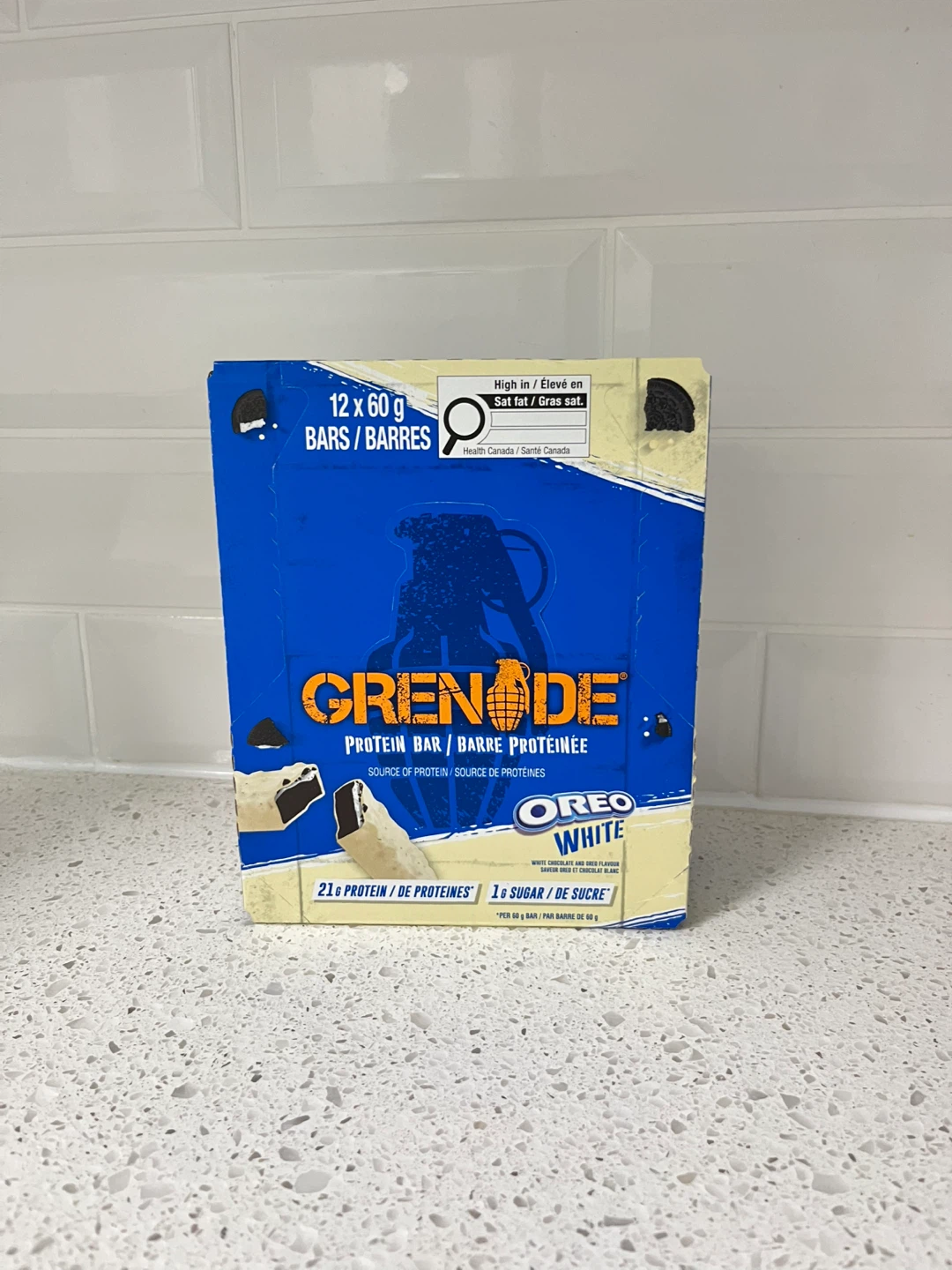 Grenade Oreo White Protein Bars - 12 x 60g