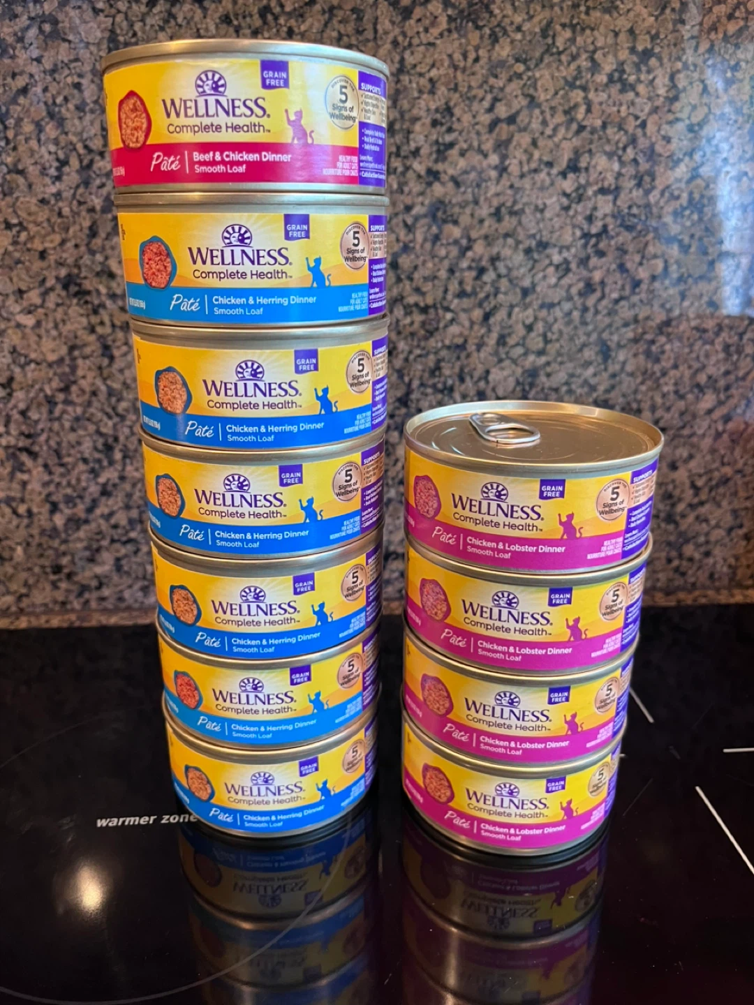 11 cans x 5.5oz Wellness Complete Health Cat Food
