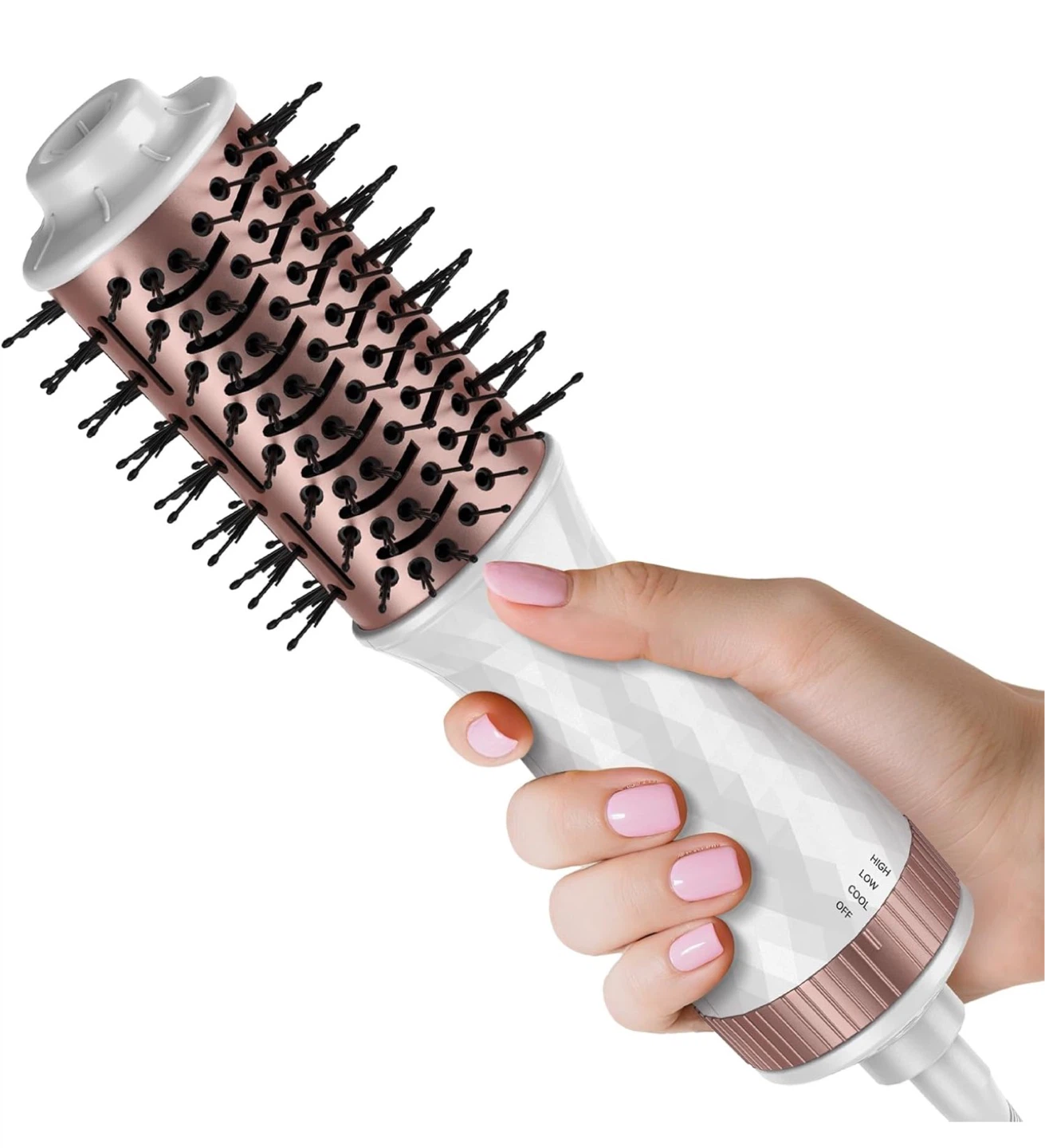 Rotating Hot Air Brush Styler - 600W, 3 Heat/2 Speed Settings