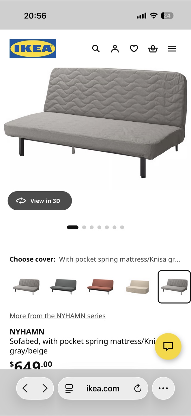 IKEA NYHAMN Sofabed - photo 3