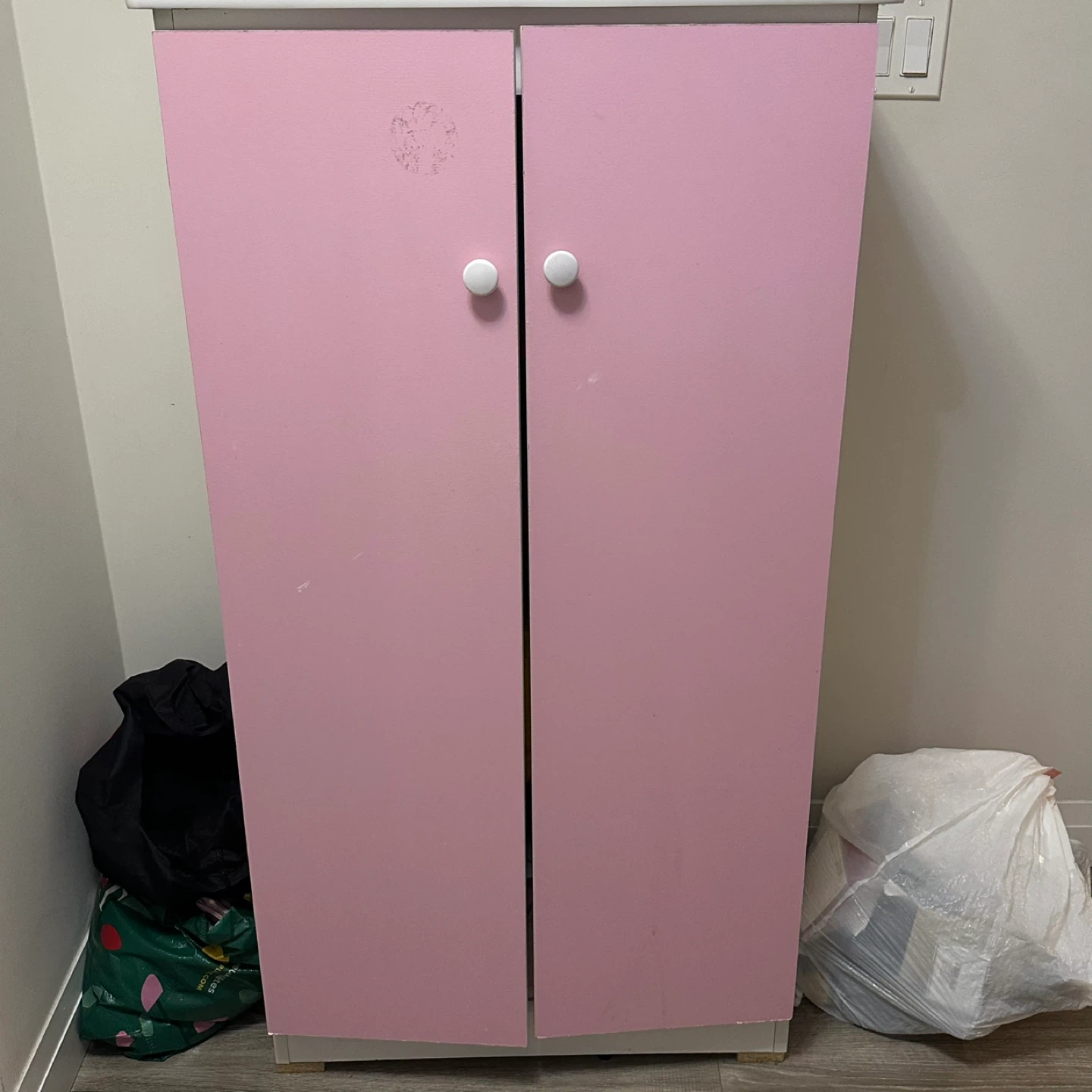 Pink Two-Door Cabinet - photo 2