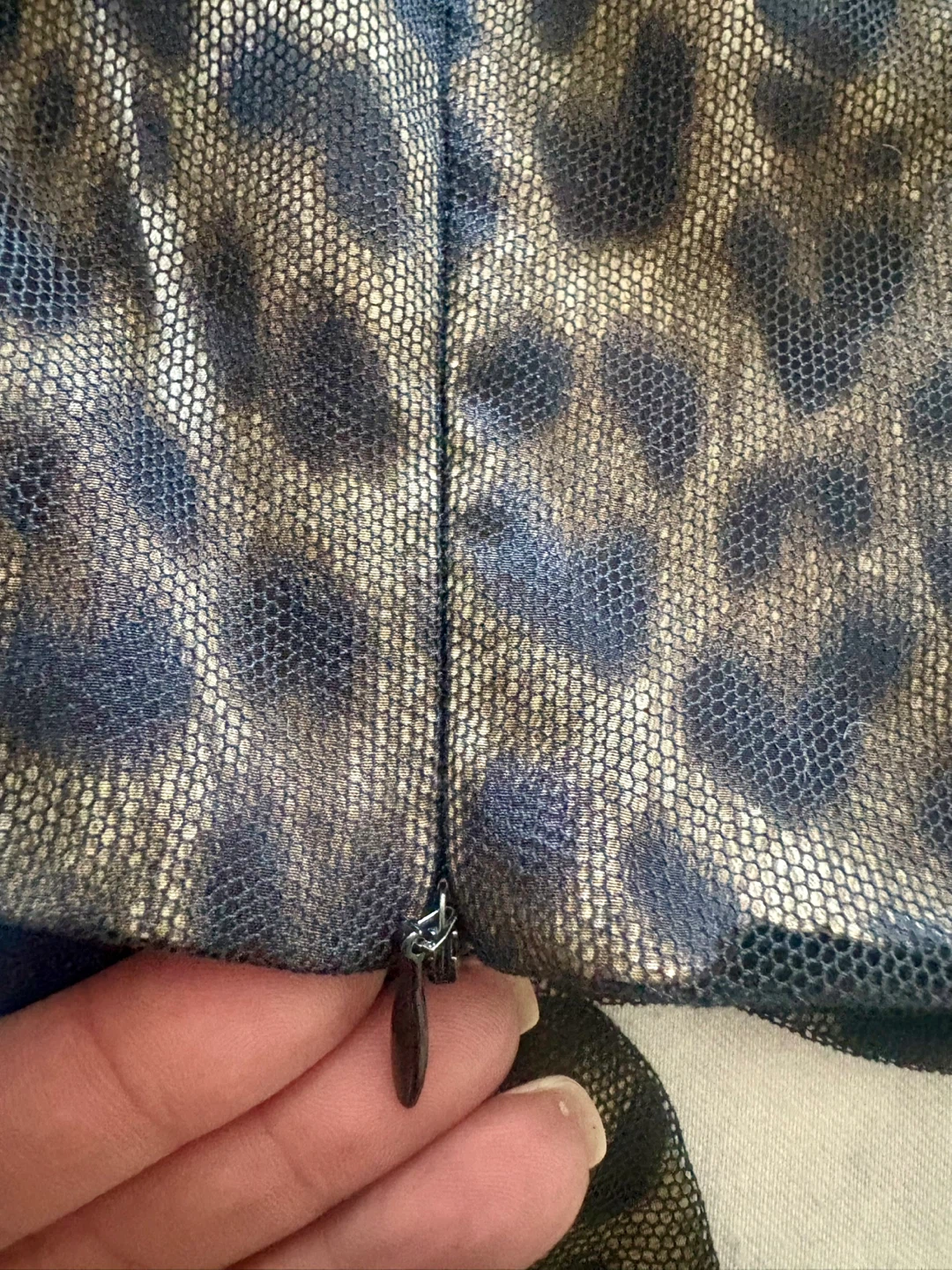 Moschino Leopard Print Top with Tie Front - Size 8 - photo 5