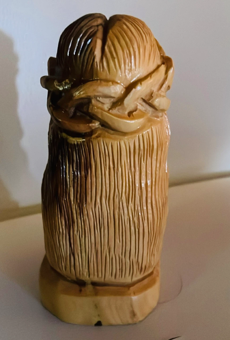 Hand Carved Olive Wood Jesus Bust Made in Israel - photo 2