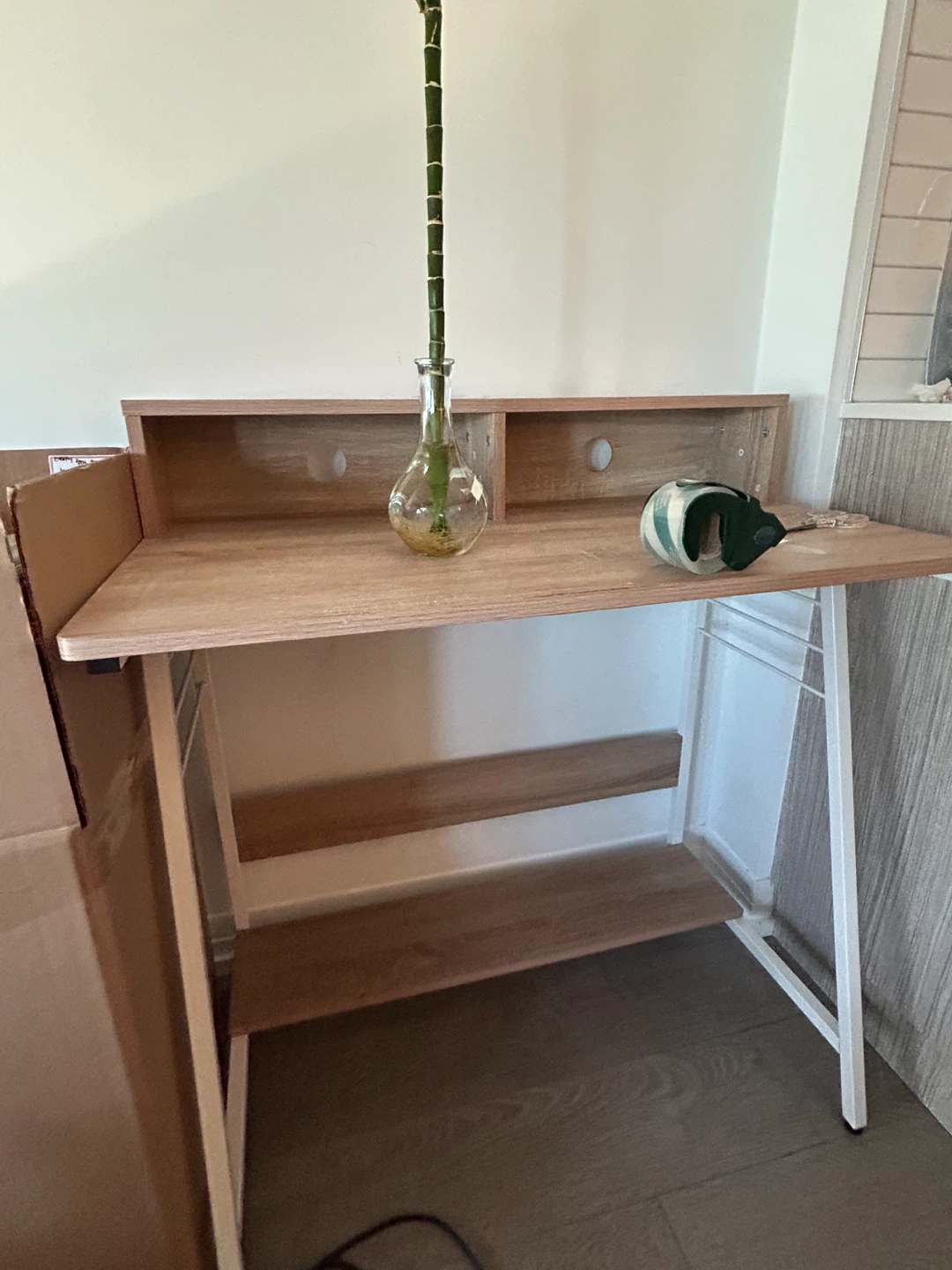 Compact Desk with Shelving - photo 4