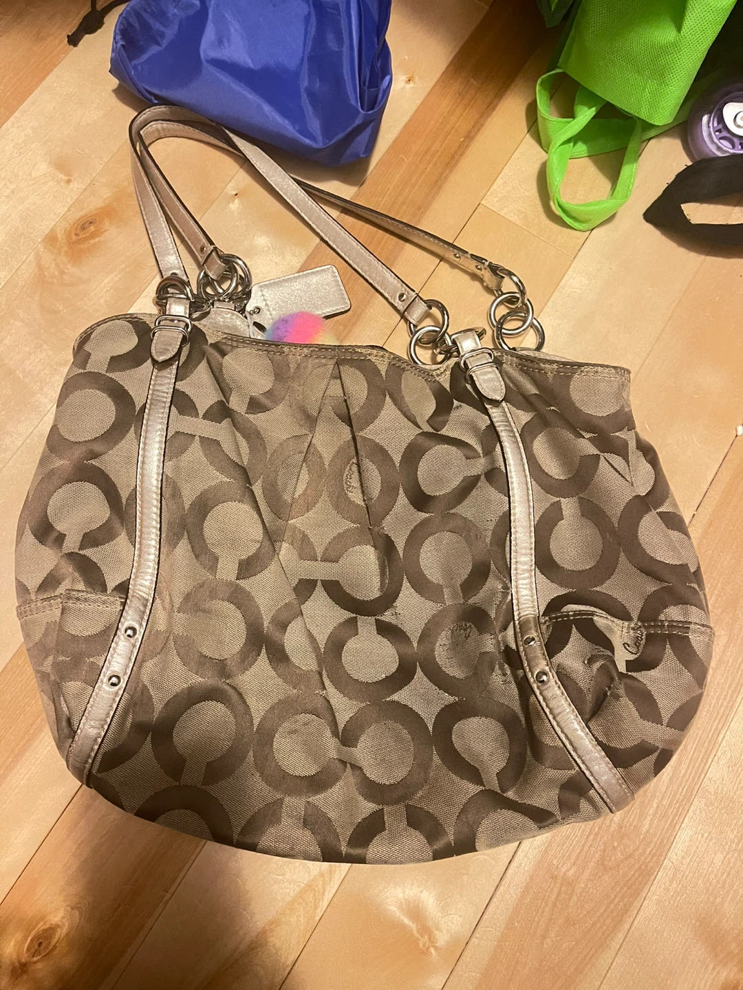 Coach Monogram Shoulder Bag