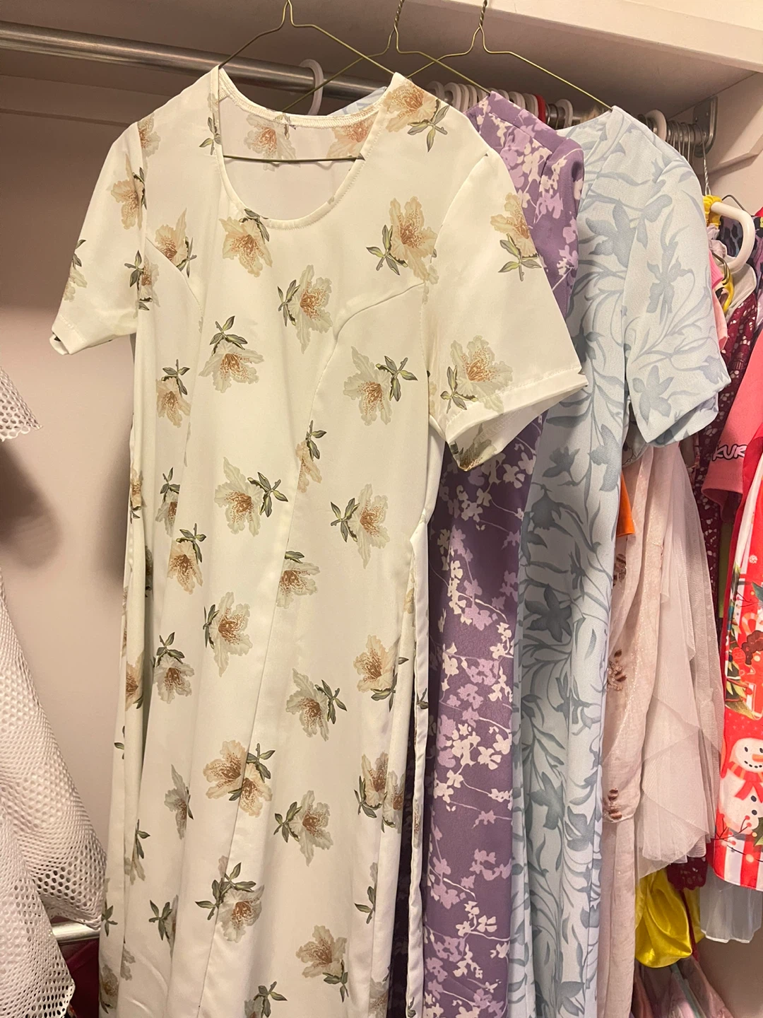 Women's Floral Print Short Sleeve Dress