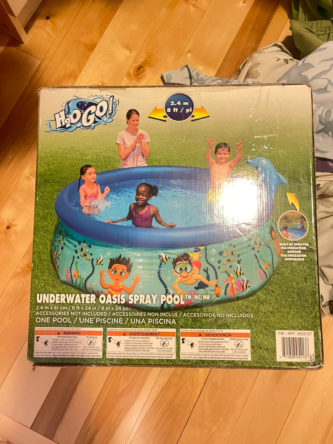H2O GO! Underwater Oasis Spray Pool
