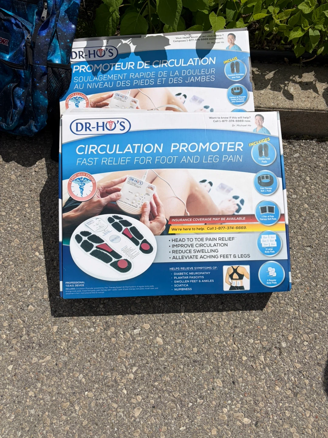 DR-HO'S Circulation Promoter Fast Relief for Foot and Leg Pain