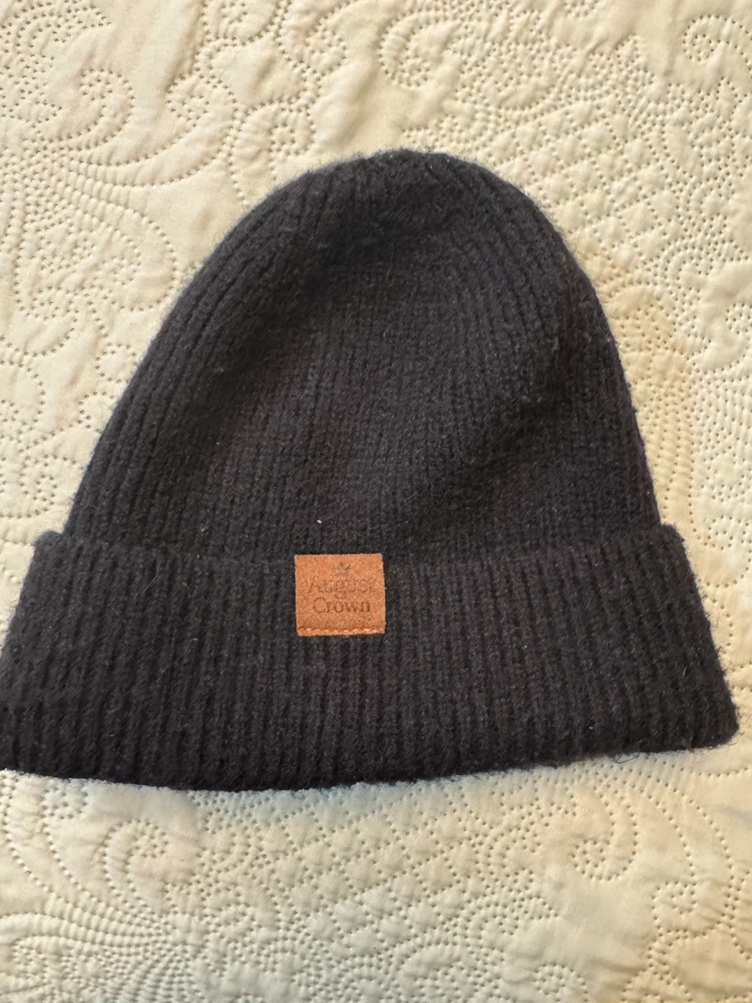 August Crown Knit Beanie Hat
