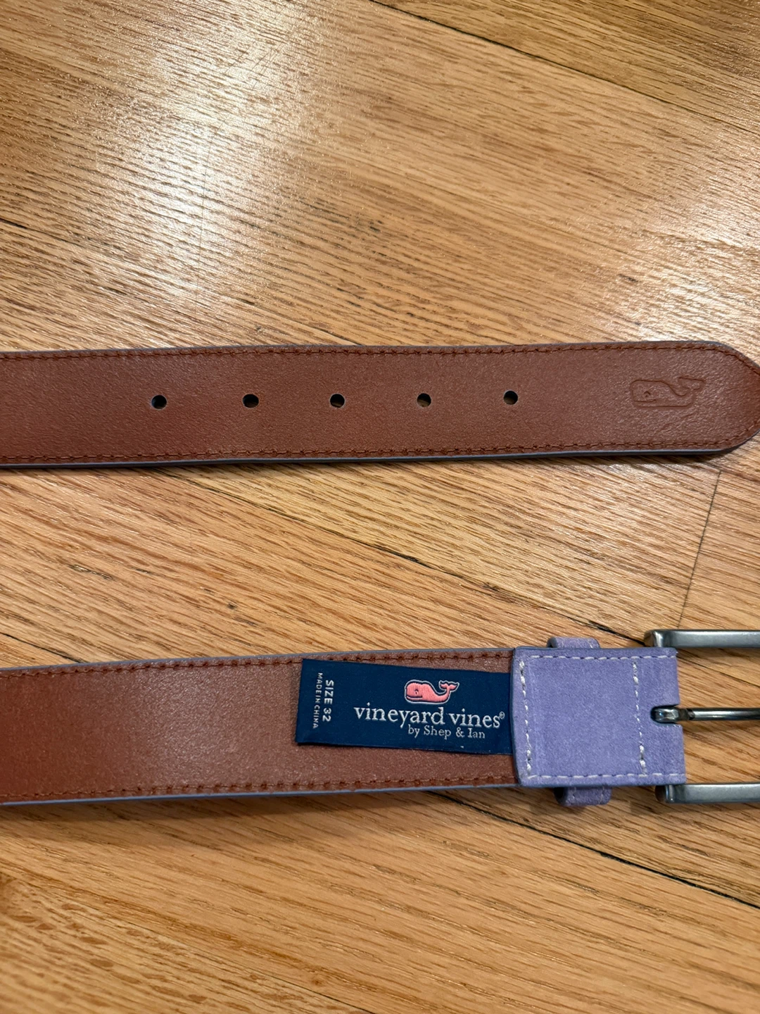 Vineyard Vines Belt - Size 32 - Lavender - photo 3