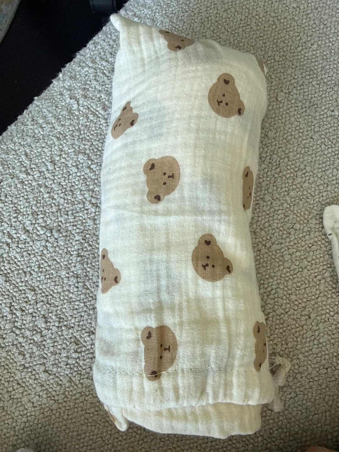 100% Cotton Nursing Cover with Bear Print - photo 5