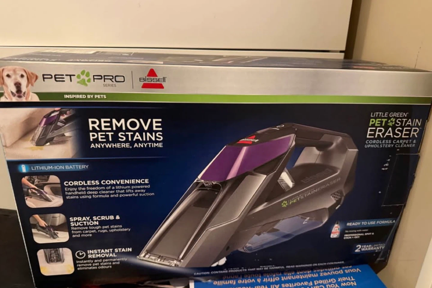 Bissell Little Green Pet Stain Eraser Cordless Cleaner