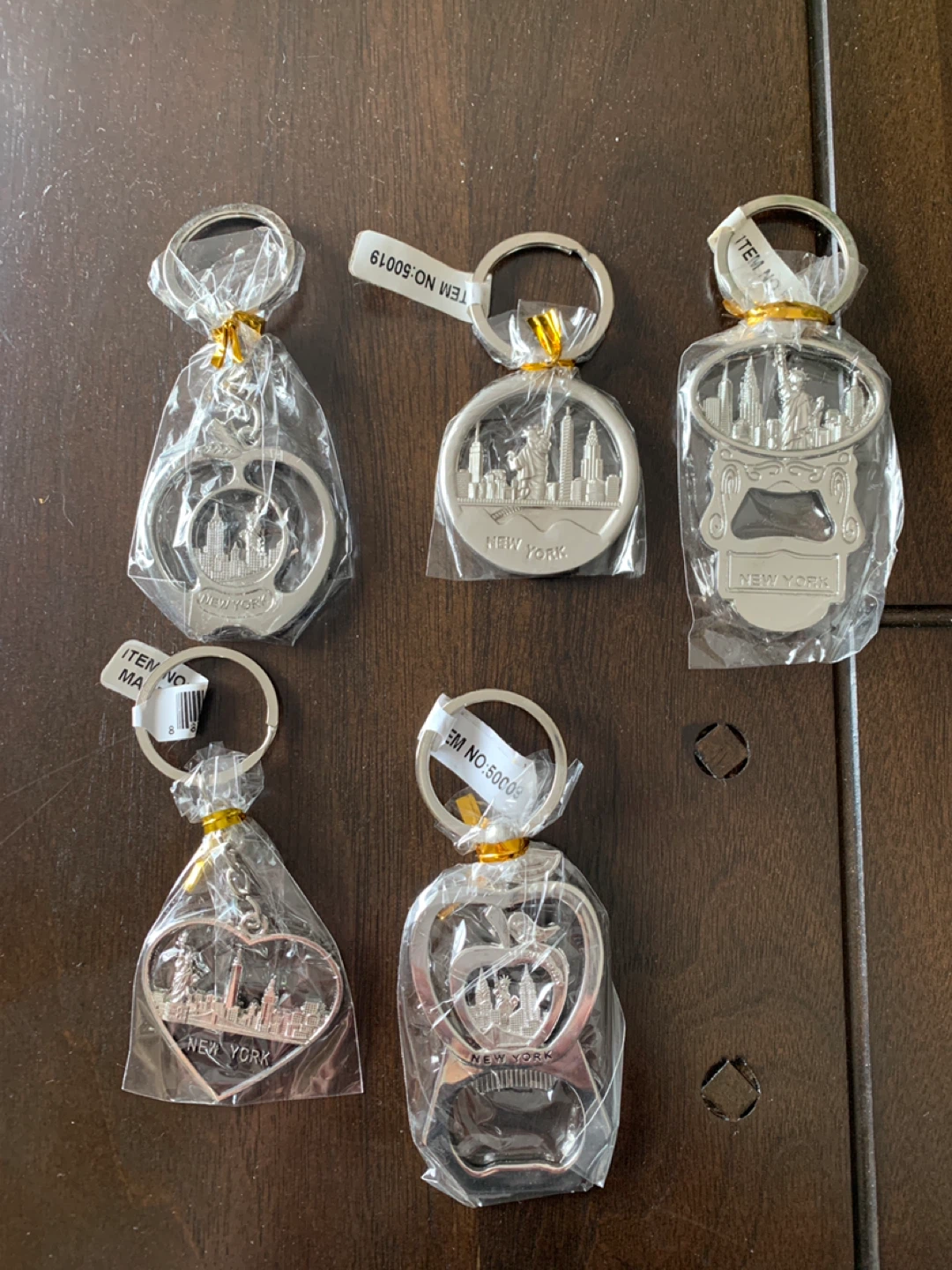 New York City Keychain & Bottle Opener Souvenir Set