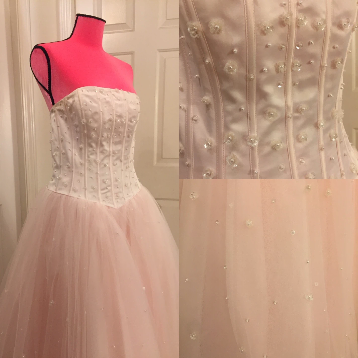 Vintage Pink Tulle Dress