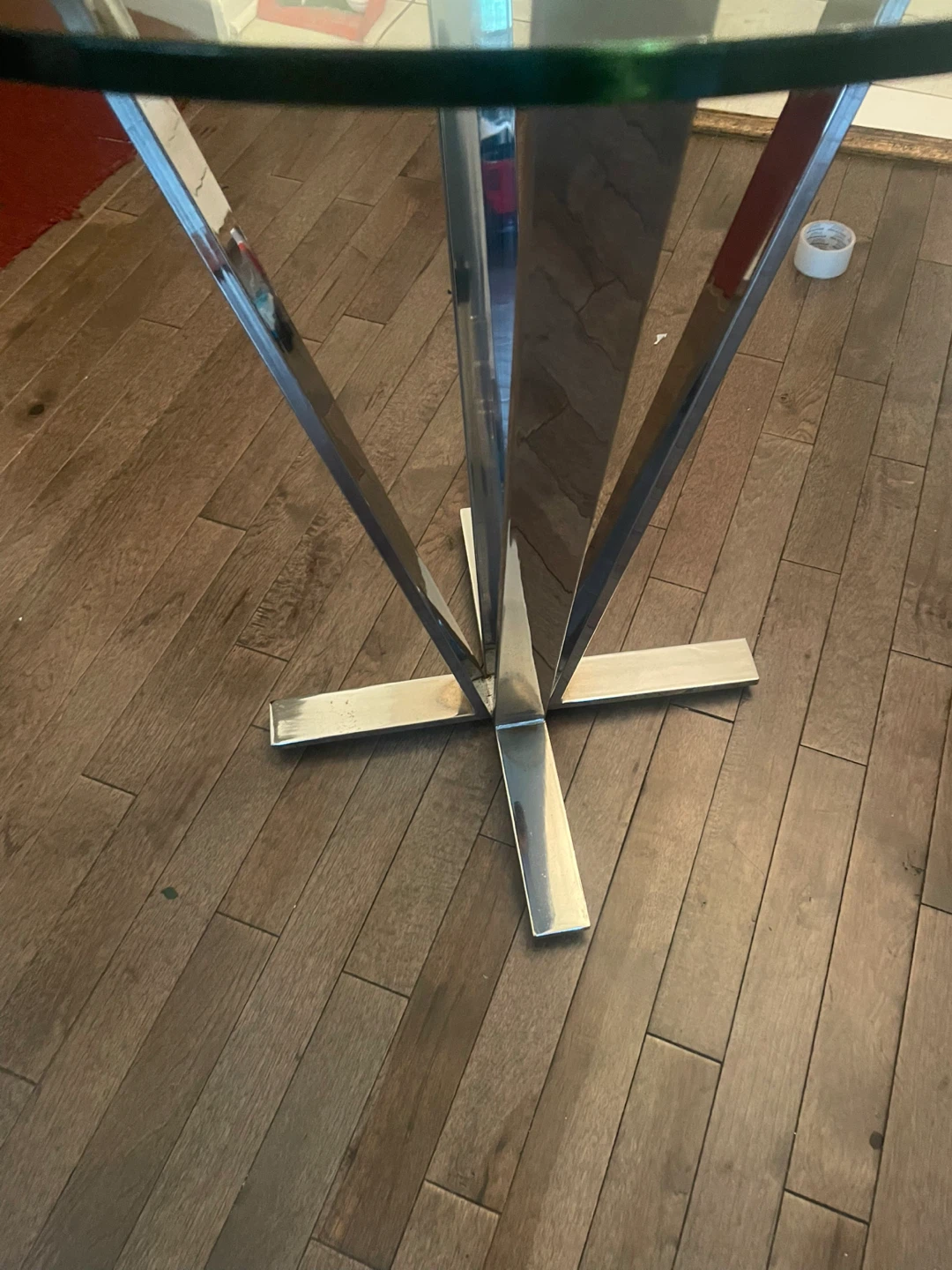Glass Top Dining Table