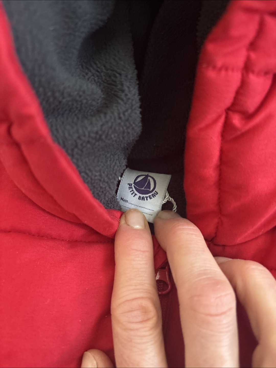 Petit Bateau Red Puffer Jacket - photo 5
