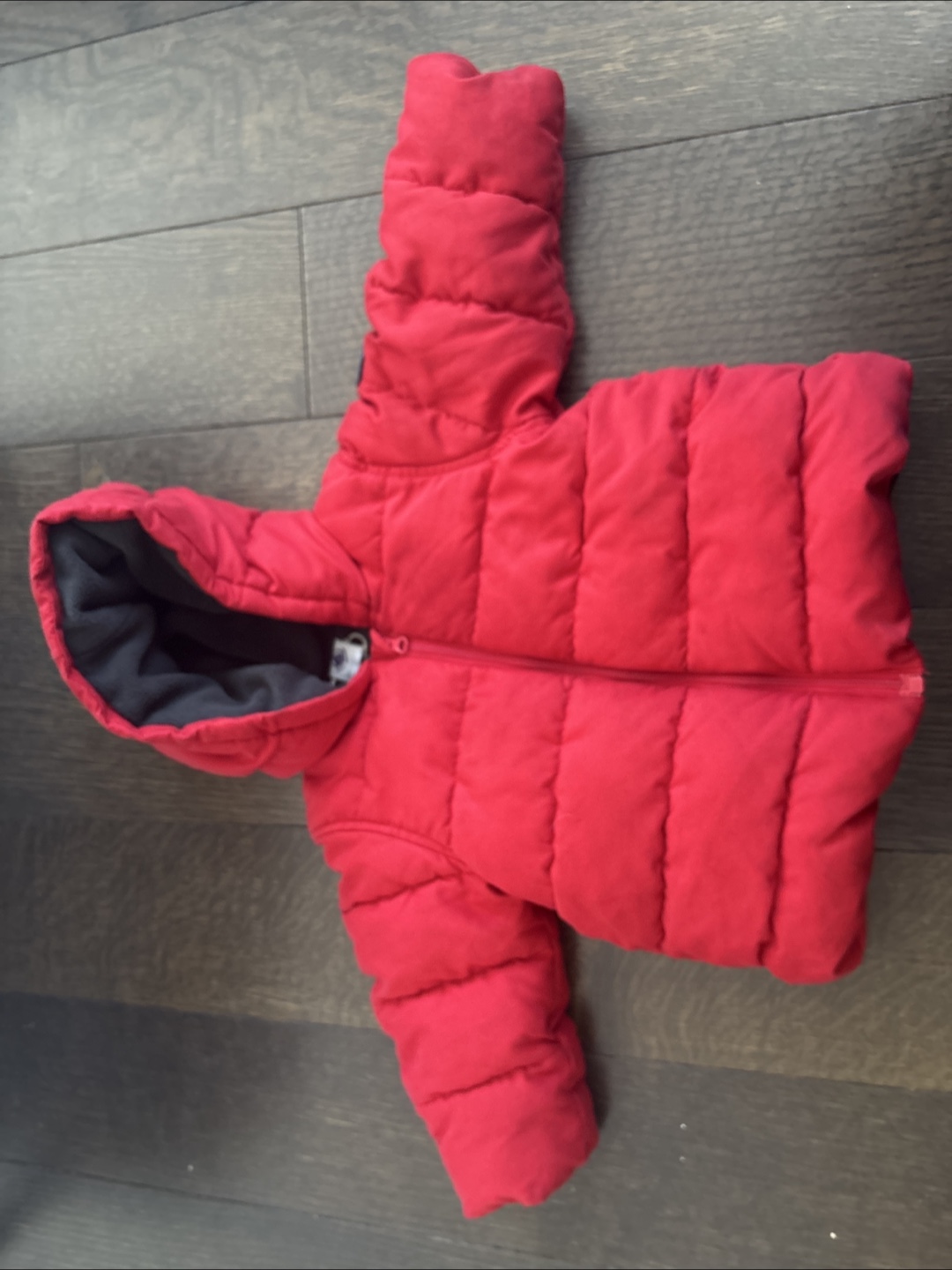 Petit Bateau Red Puffer Jacket - photo 4