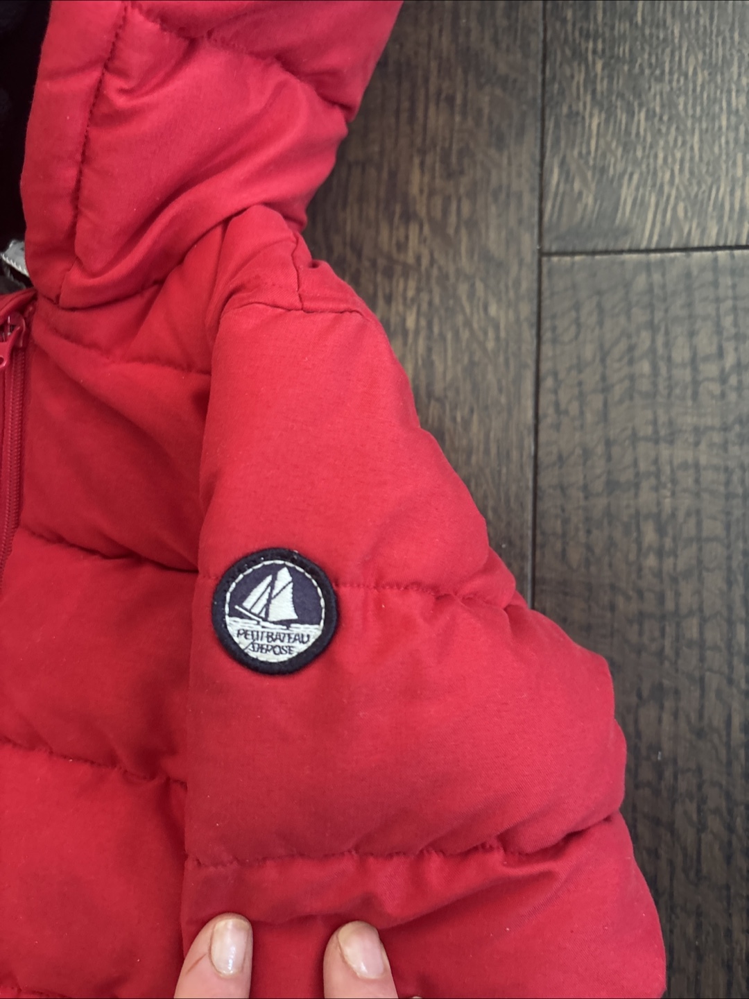 Petit Bateau Red Puffer Jacket - photo 2