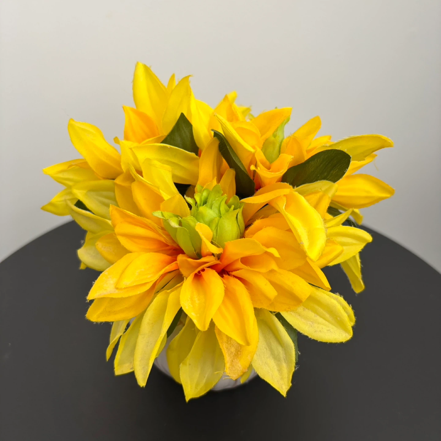 Faux Flower Arrangement with Ceramic Vase - photo 3