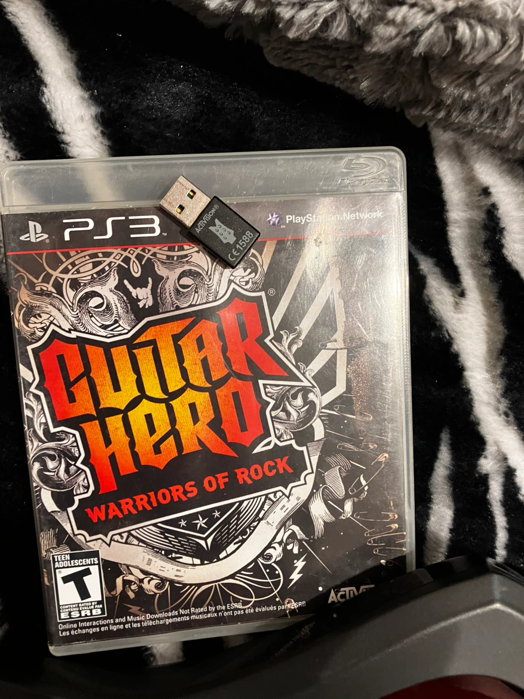 Guitar Hero Warriors of Rock PS3 Guitar Controller & Game - photo 2