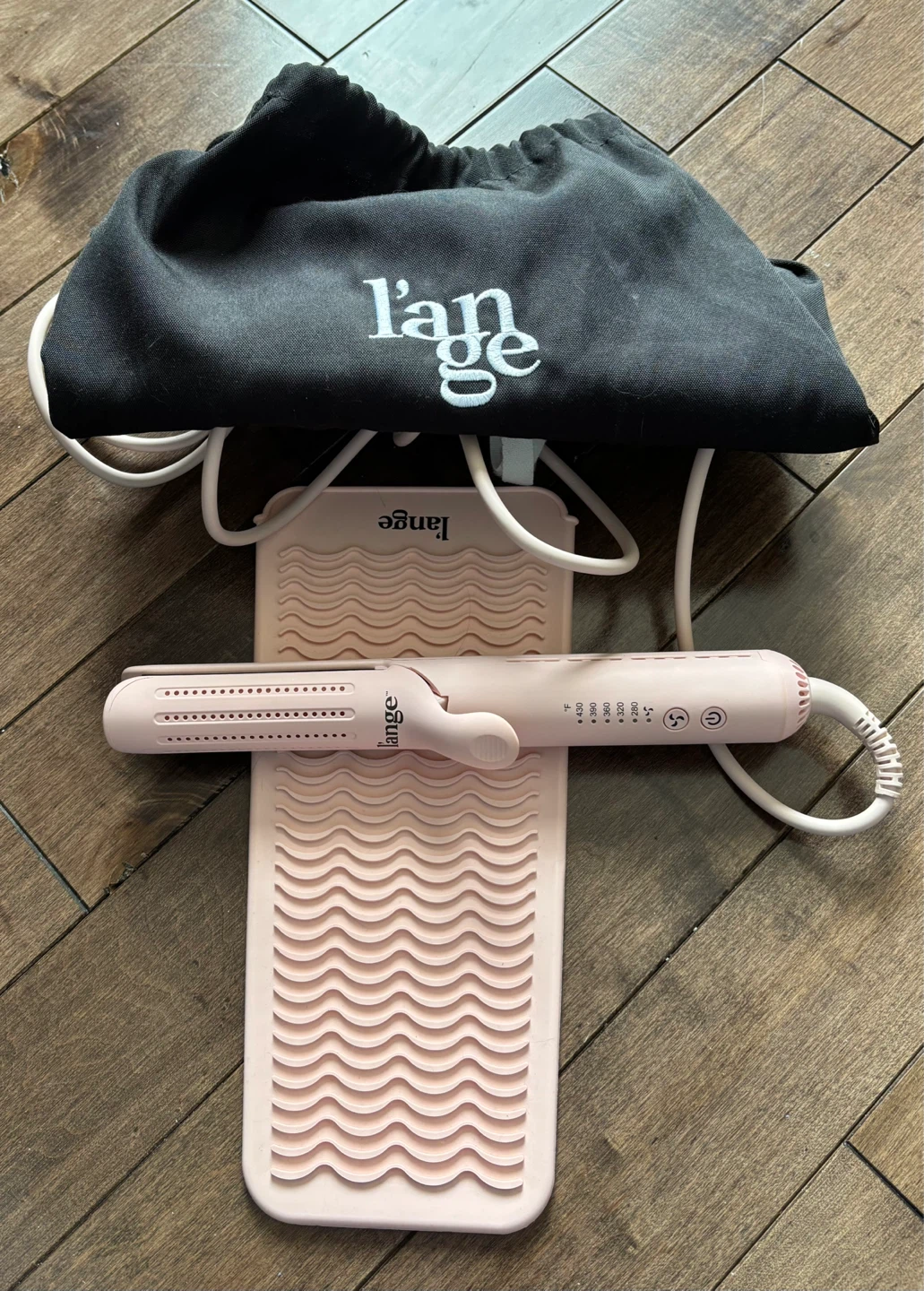 L'ange Straightener with Heat Mat & Pouch