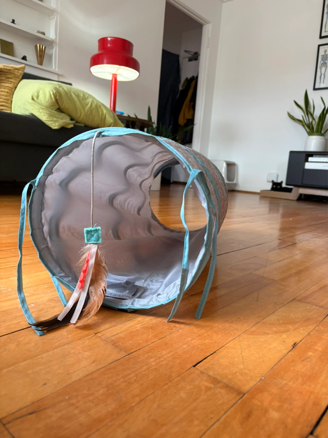 Light up Cat Tunnel with Feather Toy - photo 5
