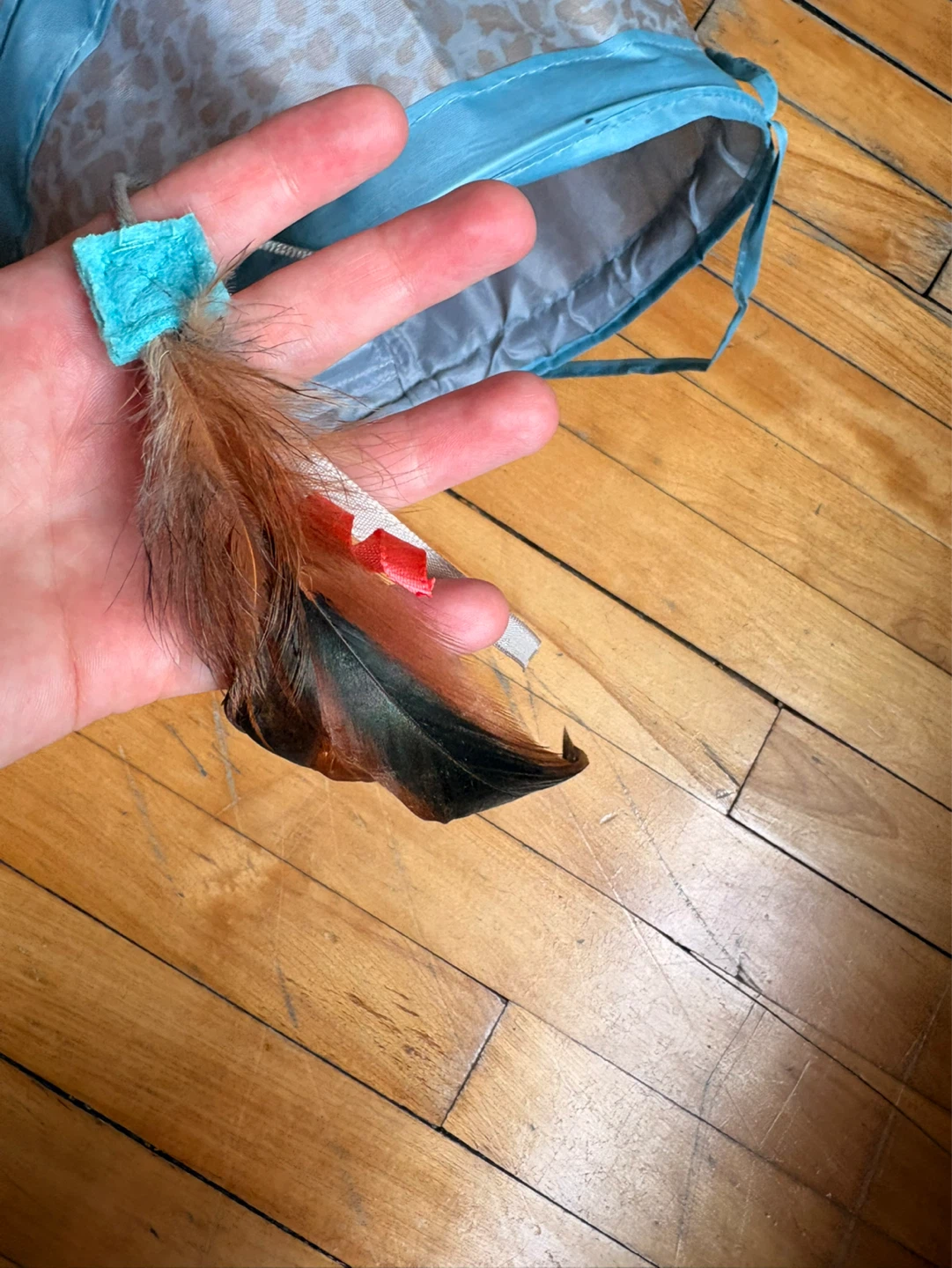 Light up Cat Tunnel with Feather Toy - photo 2