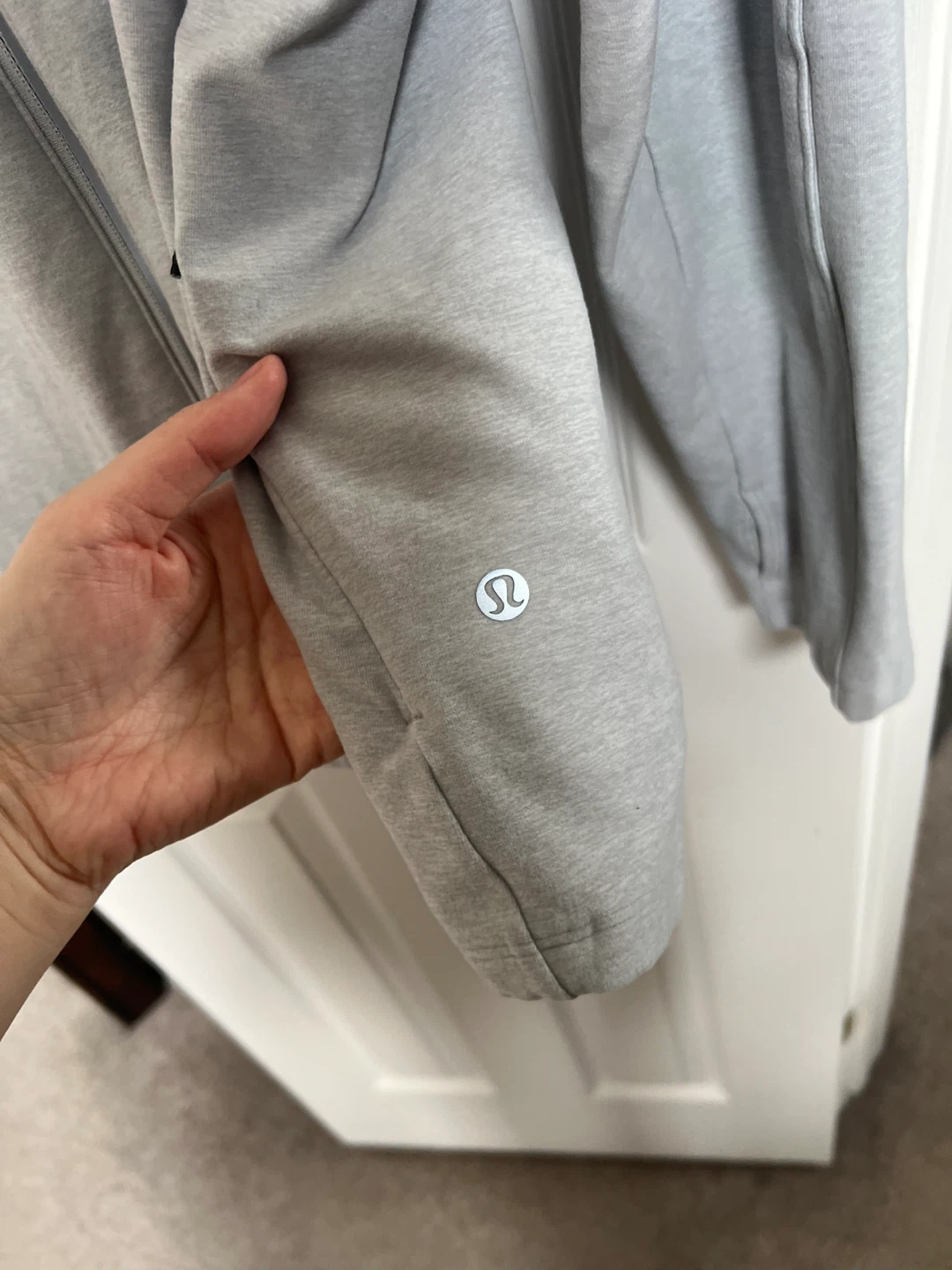 Mens Lululemon Peloton Grey Hoodie size large - photo 2