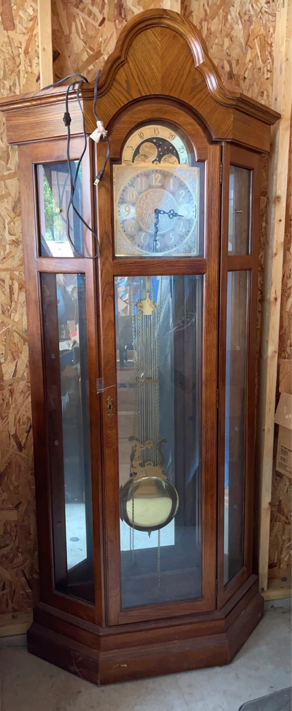 Solid Wood Grandfather Clock