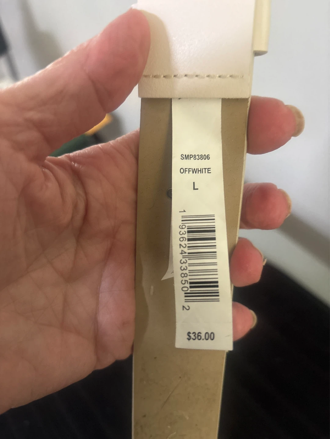 New Women's Off-White Belt - Size L - photo 5