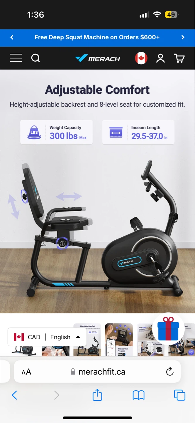 [Moving sale] Merach Recumbent Bike MR-S08 - photo 5