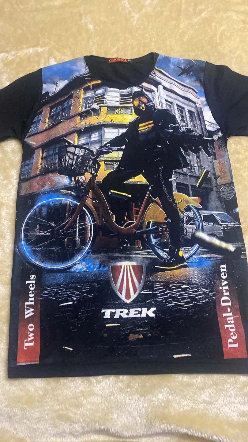 Trek Bicycle Urban Cyberpunk Graphic Tee - Black Original