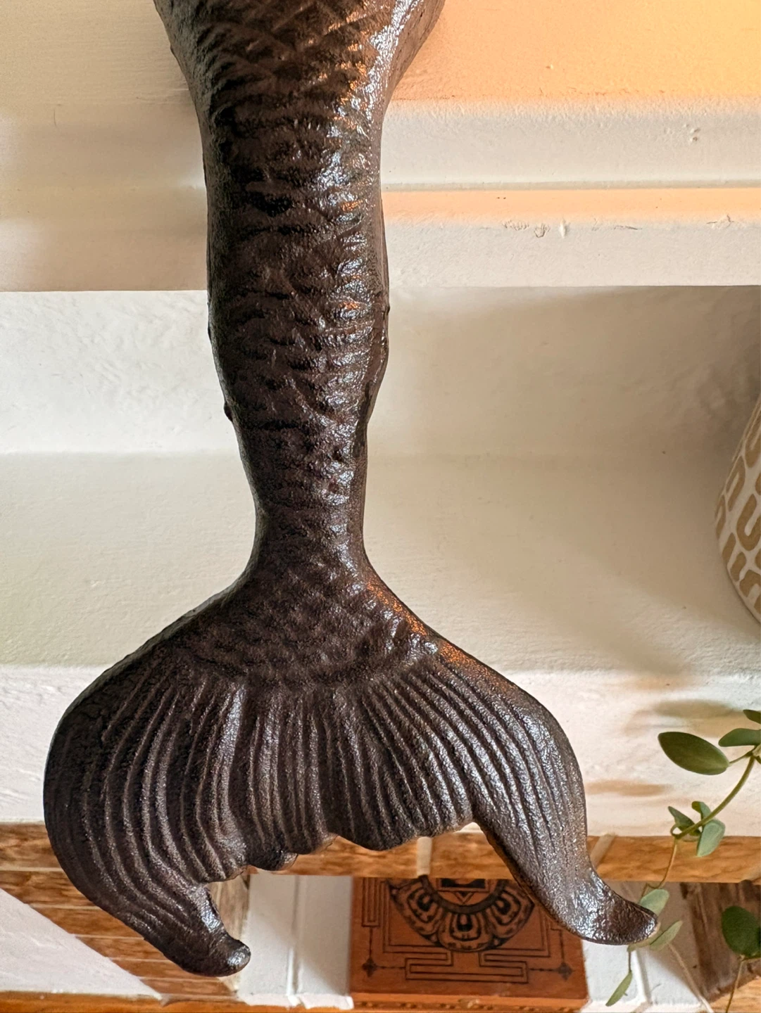 Cast Iron Mermaid Figurine - photo 3