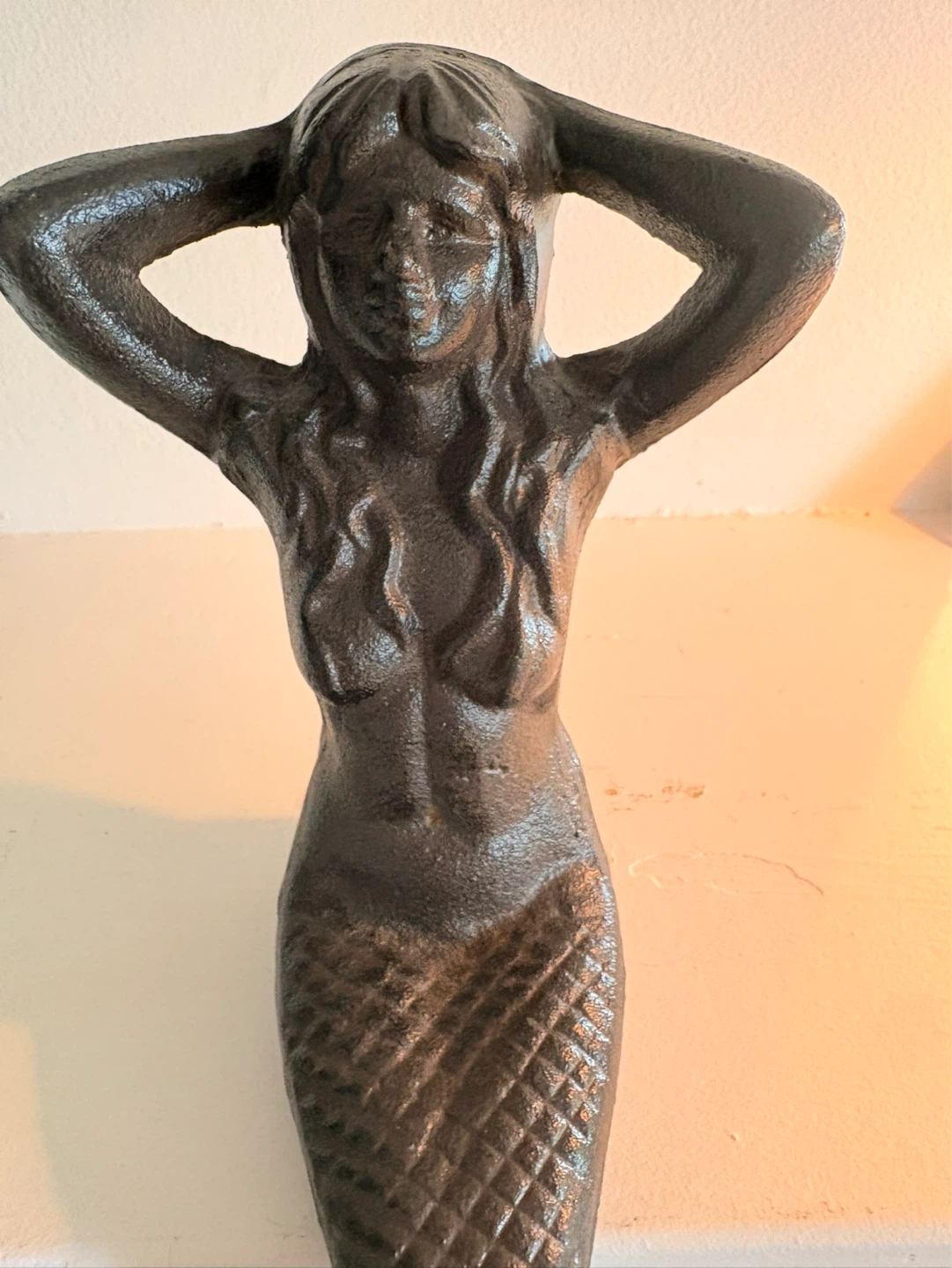 Cast Iron Mermaid Figurine - photo 4