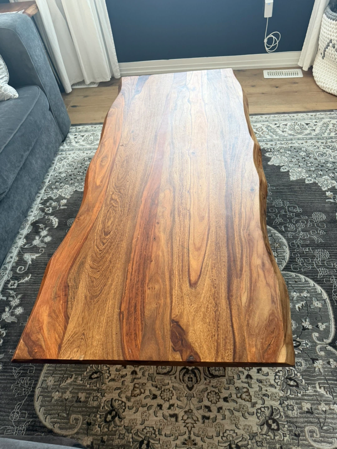 Live Edge Wood Coffee Table - photo 2