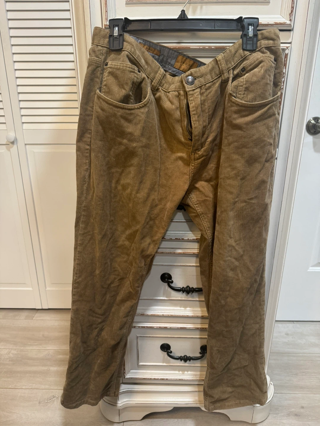 JACHS & CO Corduroy Pants Tan Size 40 - photo 3