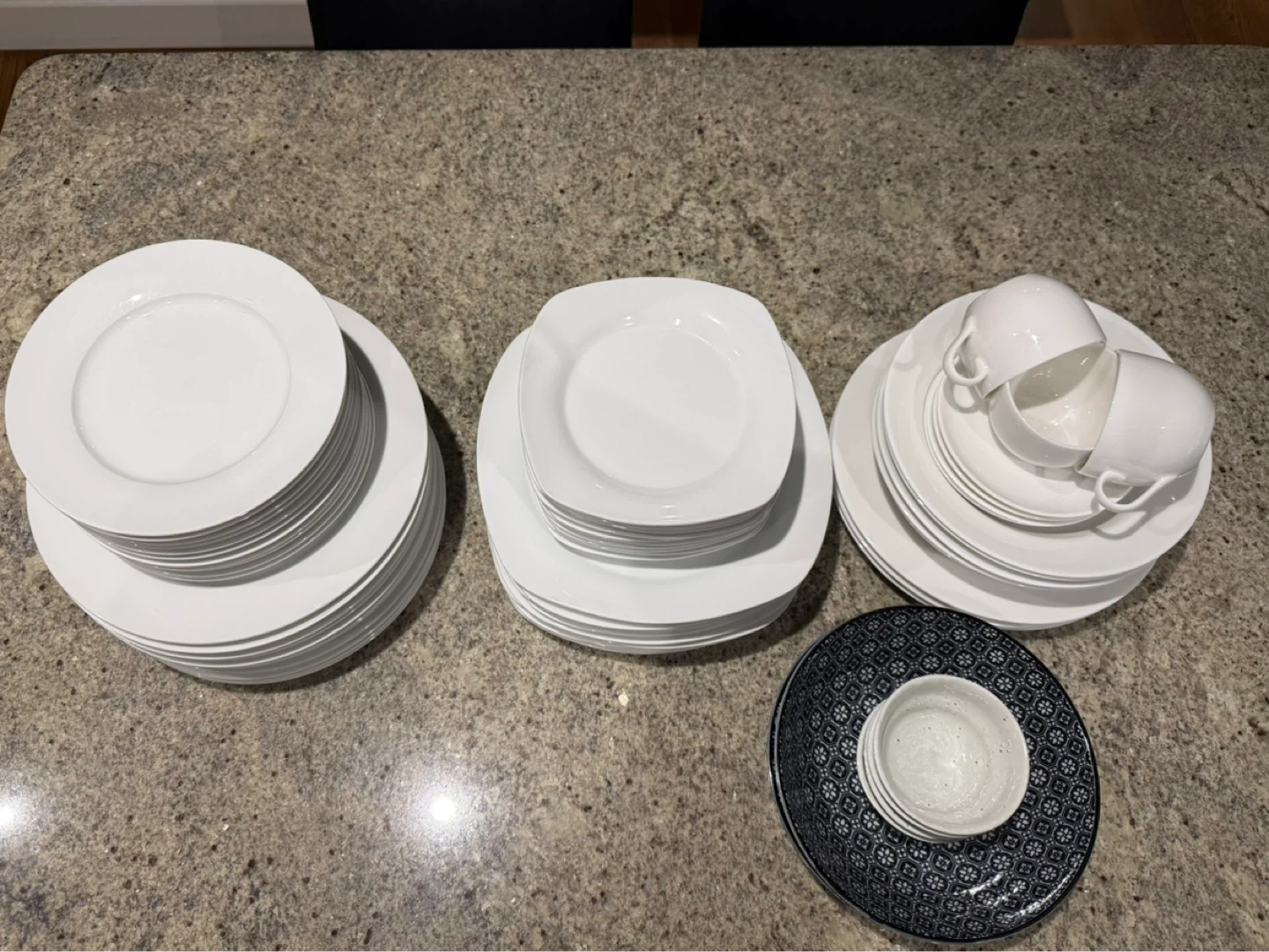 White Porcelain Dinnerware - Plates, Bowls, Cups - photo 4