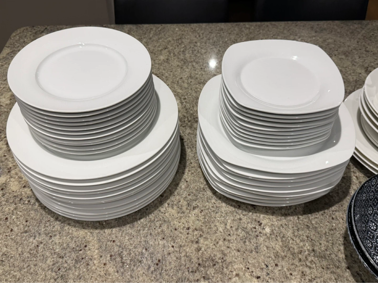 White Porcelain Dinnerware - Plates, Bowls, Cups - photo 2