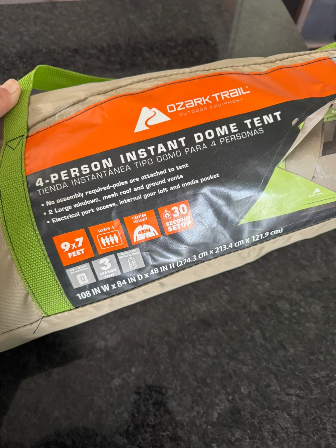 Ozark Trail 4-Person Instant Dome Tent