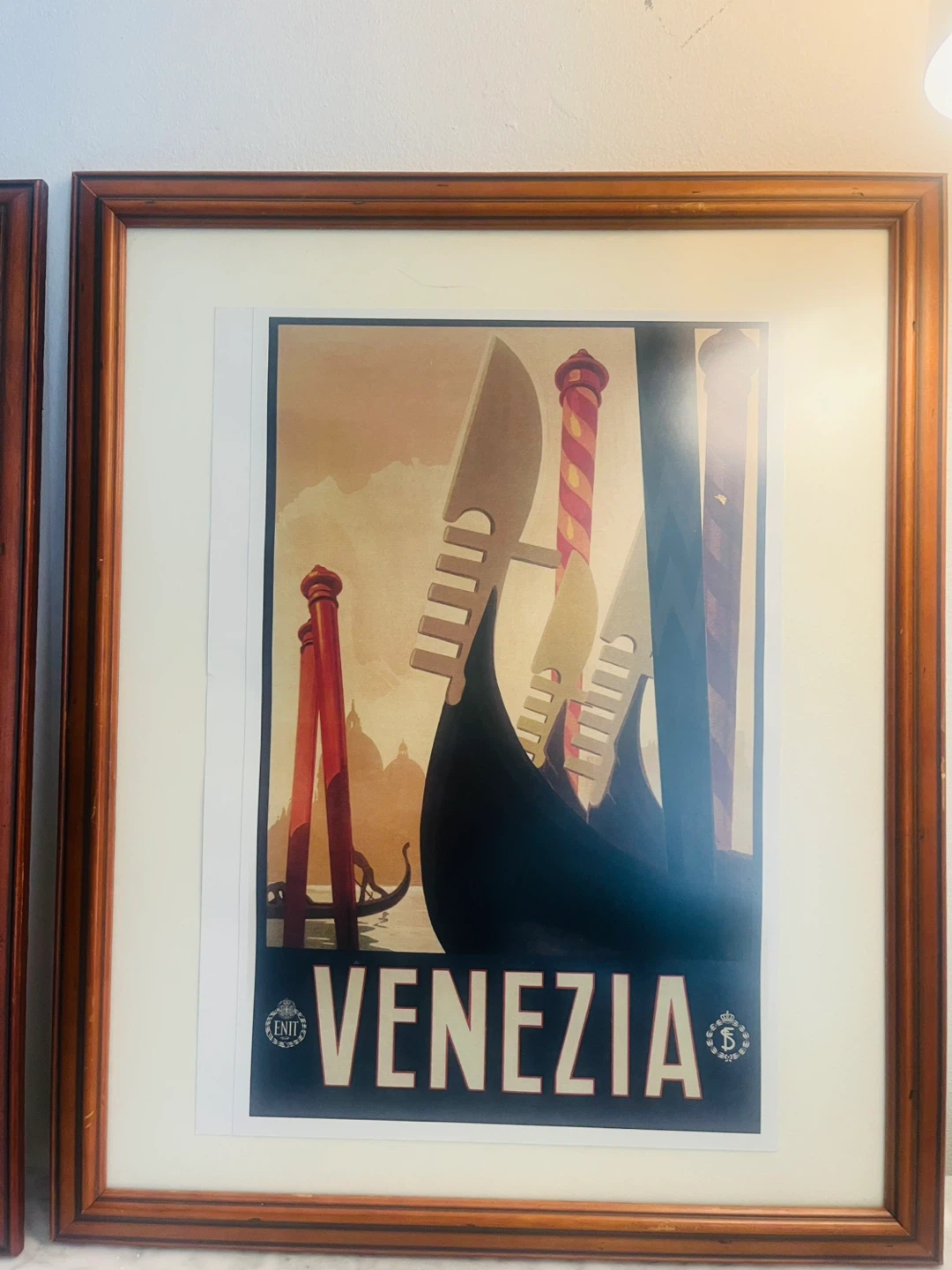Vintage Rome & Venezia Travel Posters (Set of 2) - photo 3