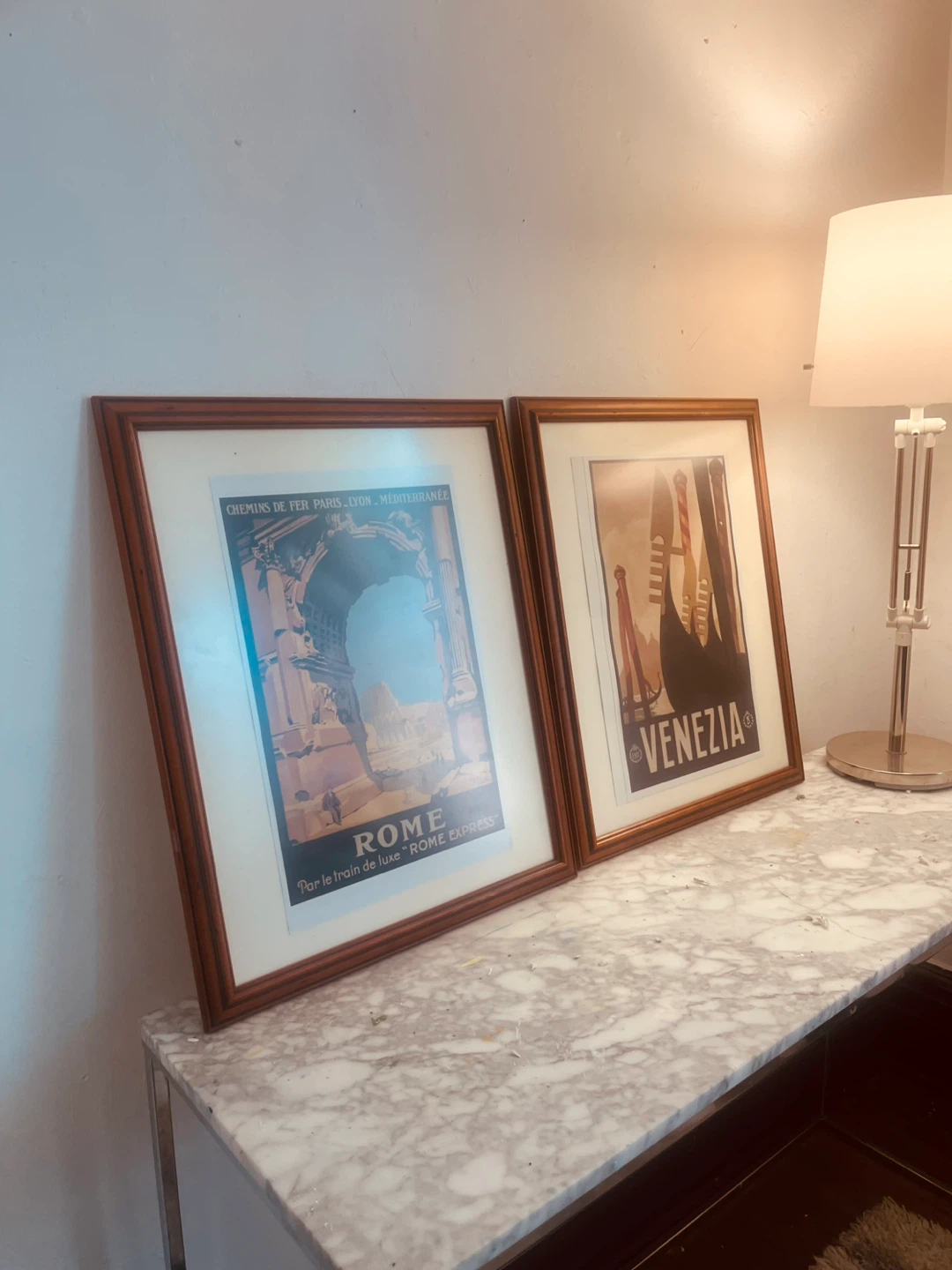Vintage Rome & Venezia Travel Posters (Set of 2) - photo 4