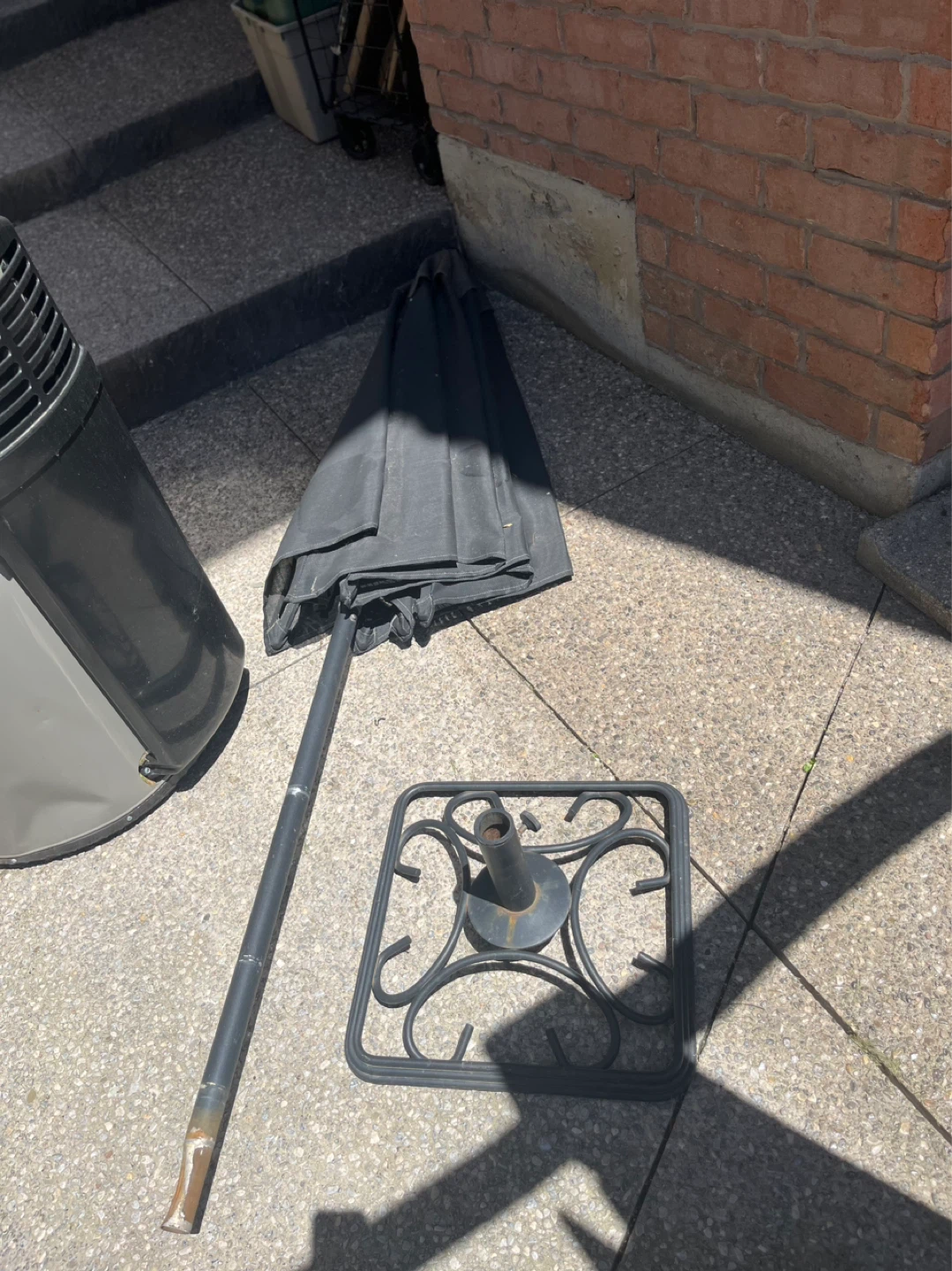 Patio Umbrella & Stand - photo 3